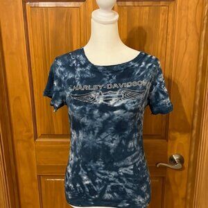 Harley- Davidson Blue Short Sleeve Tee Size M